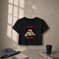 "All They Ever Do Is Talk" Lips Crop Top