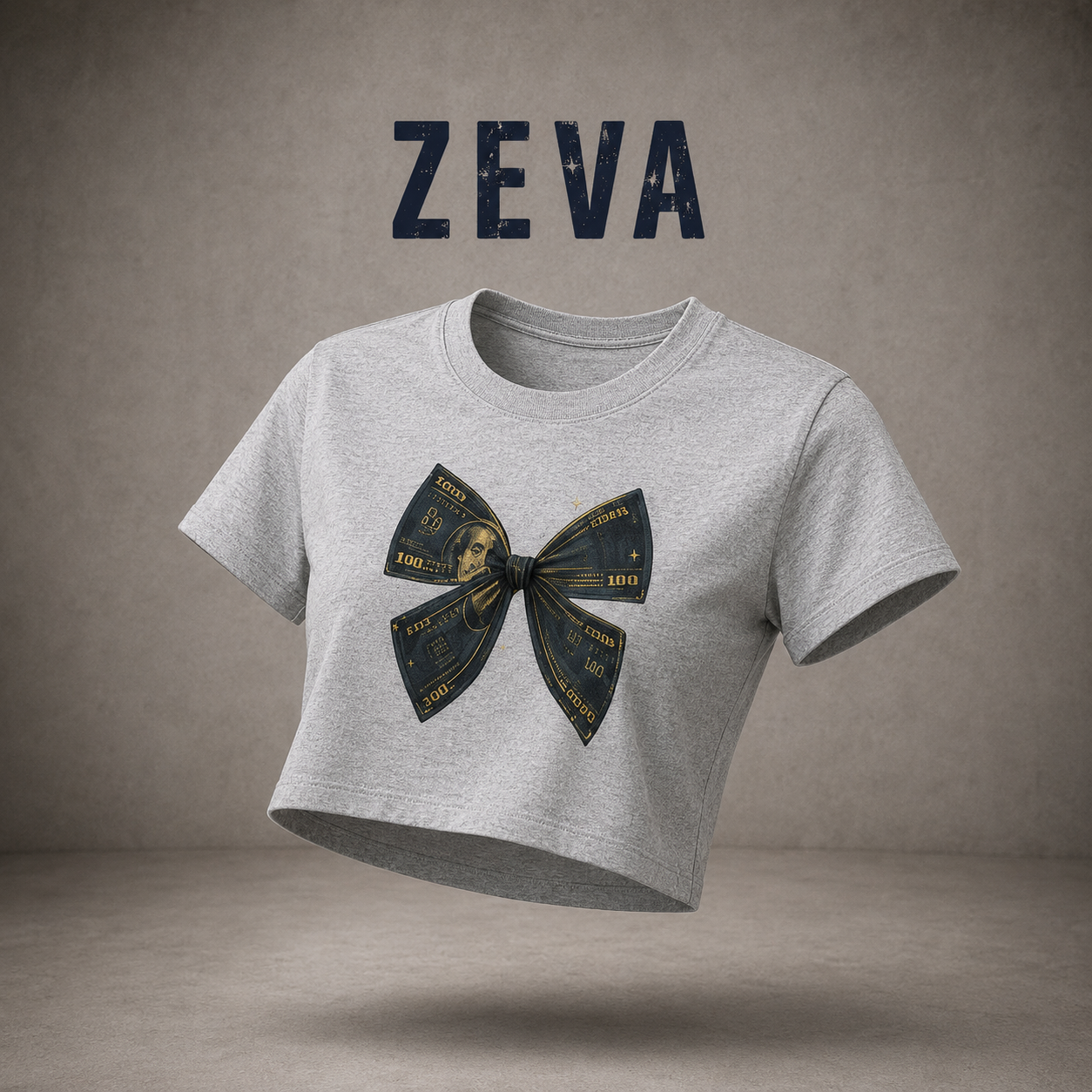 ZEVA Money Bow Crop Top