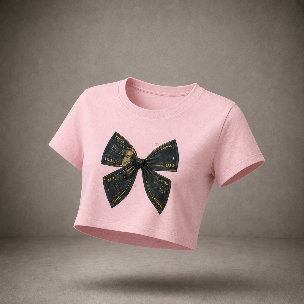 ZEVA Money Bow Crop Top