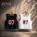 "07" Varsity Crop Tank